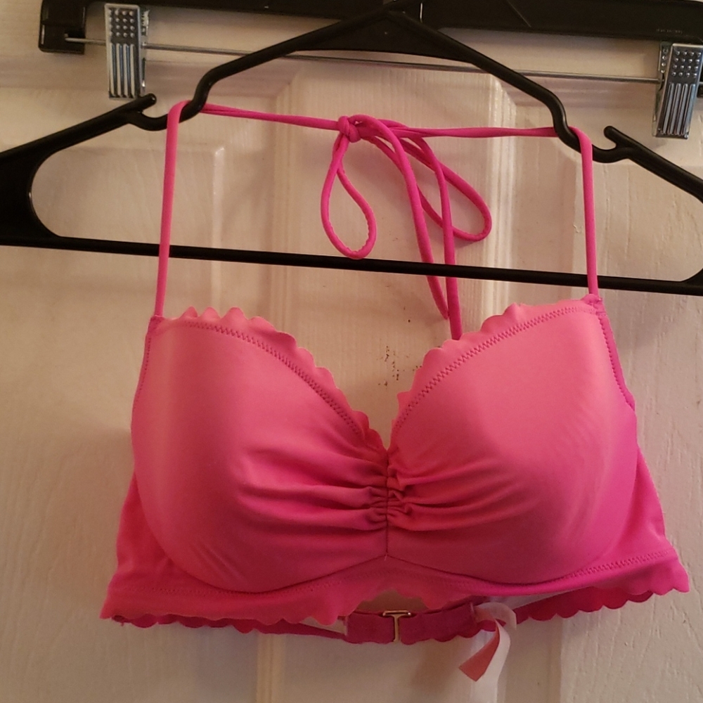 Victoria's Secret Pink Bikini Halter Top 32D